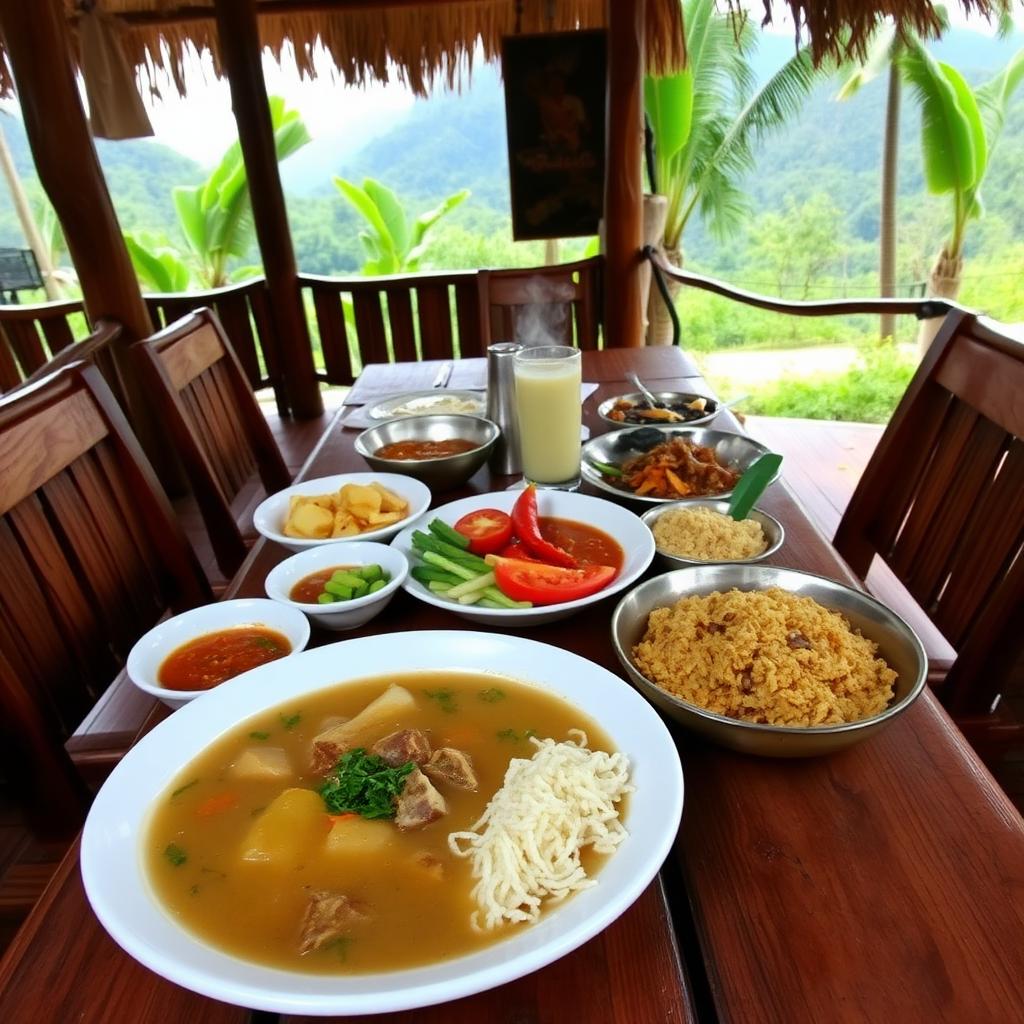 On-site restaurant food